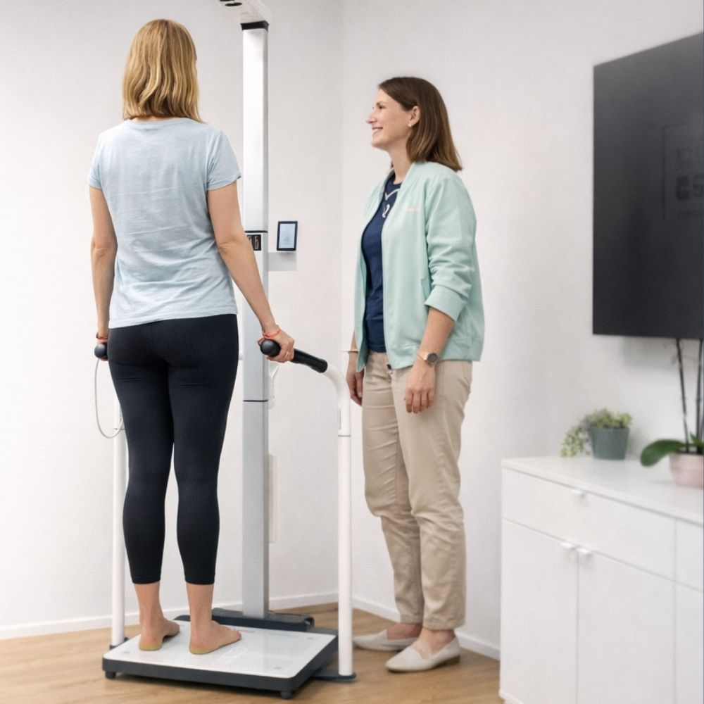 BIA Messung Körperanalyse | Auswertungsbogen zur Körperzusammensetzung